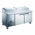 Admiral Craft GRPZ-2D/67 Refrigerated Counter, Pizza Prep Table