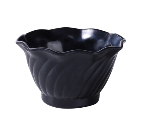 Yanco DS-005BK Ice Cream Sundae Dessert Dish, Plastic