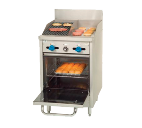 Comstock-Castle F318-12-1RB Range, 24" Restaurant, Gas