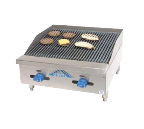 Comstock-Castle 3224RB Charbroiler, Gas, Countertop