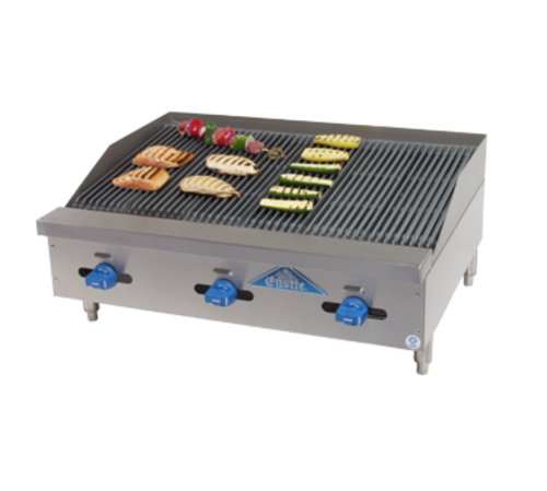 Comstock-Castle 3260RB Charbroiler, Gas, Countertop