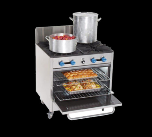 Comstock-Castle FK430 Range, 36" Restaurant, Gas