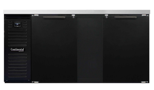 Continental BB69N Back Bar Cabinet, Refrigerated