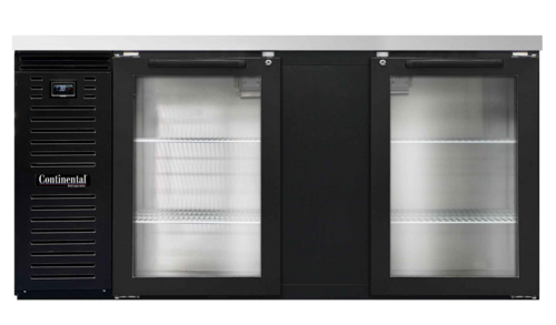 Continental BB69NGD Back Bar Cabinet, Refrigerated