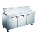 Admiral Craft GRSLM-3D Refrigerated Counter, Mega Top Sandwich / Salad Unit
