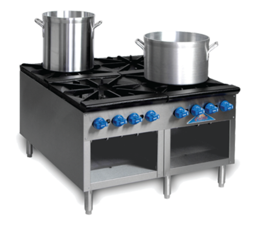 Comstock-Castle 2CSP36 Range, Stock Pot, Gas
