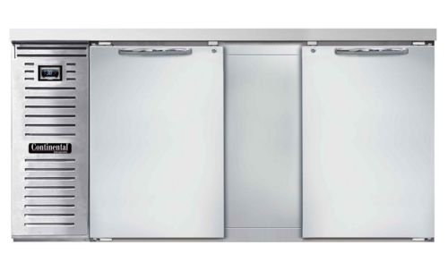 Continental BB69NSS Back Bar Cabinet, Refrigerated