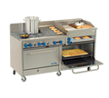Comstock-Castle 2F330-1.5RB-30B Range, 72" Restaurant, Gas