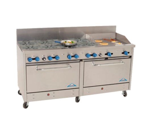 Comstock-Castle 2F330-24 Range, 72" Restaurant, Gas
