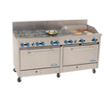 Comstock-Castle 2F330-12 Range, 72" Restaurant, Gas
