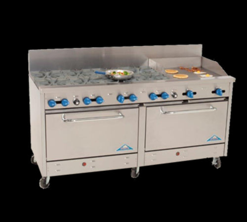 Comstock-Castle 2F330-12 Range, 72" Restaurant, Gas