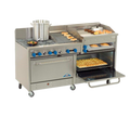 Comstock-Castle 2F330-24B Range, 72" Restaurant, Gas