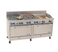 Comstock-Castle 2F330-30-1.5RB Range, 72" Restaurant, Gas