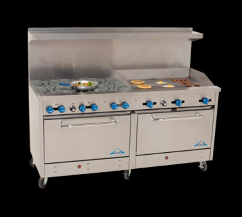Comstock-Castle 2F330-36 Range, 72" Restaurant, Gas