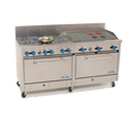 Comstock-Castle 2F330-3RB Range, 72" Restaurant, Gas