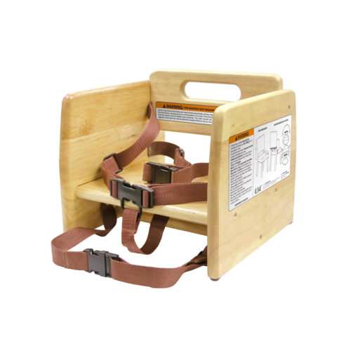 CAC CHWB-11NAT Booster Seat, Wood