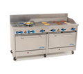 Comstock-Castle 2F330-60 Range, 72" Restaurant, Gas