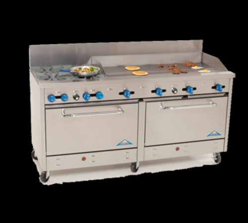 Comstock-Castle 2F330-60 Range, 72" Restaurant, Gas