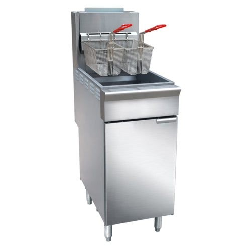 Admiral Craft BDGF-ES35/NG Fryer, Gas, Floor Model, Full Pot