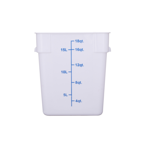 CAC FS3P-SQ18W Food Storage Container