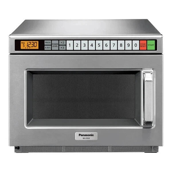 Panasonic NE-21523 Stainless Steel Commercial Microwave Oven - 208/230V